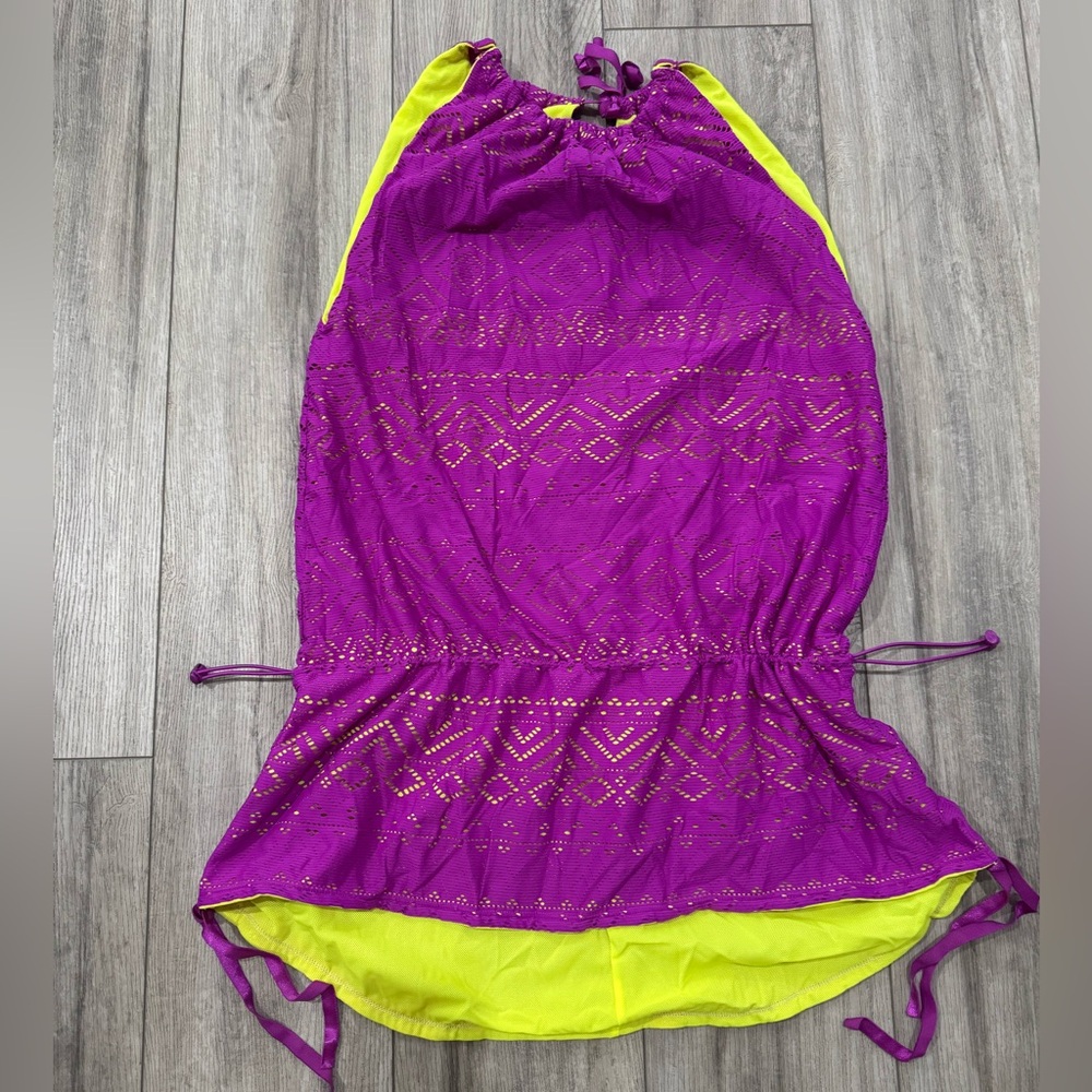 Jo+Jax BoHo Swimsuit Cover-Up Wildberry/Citron Girl